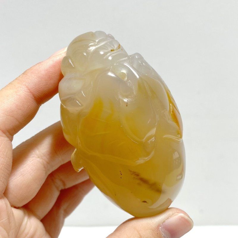 10 Pieces Beautiful Agate Tiger Carving - Wholesale Crystals