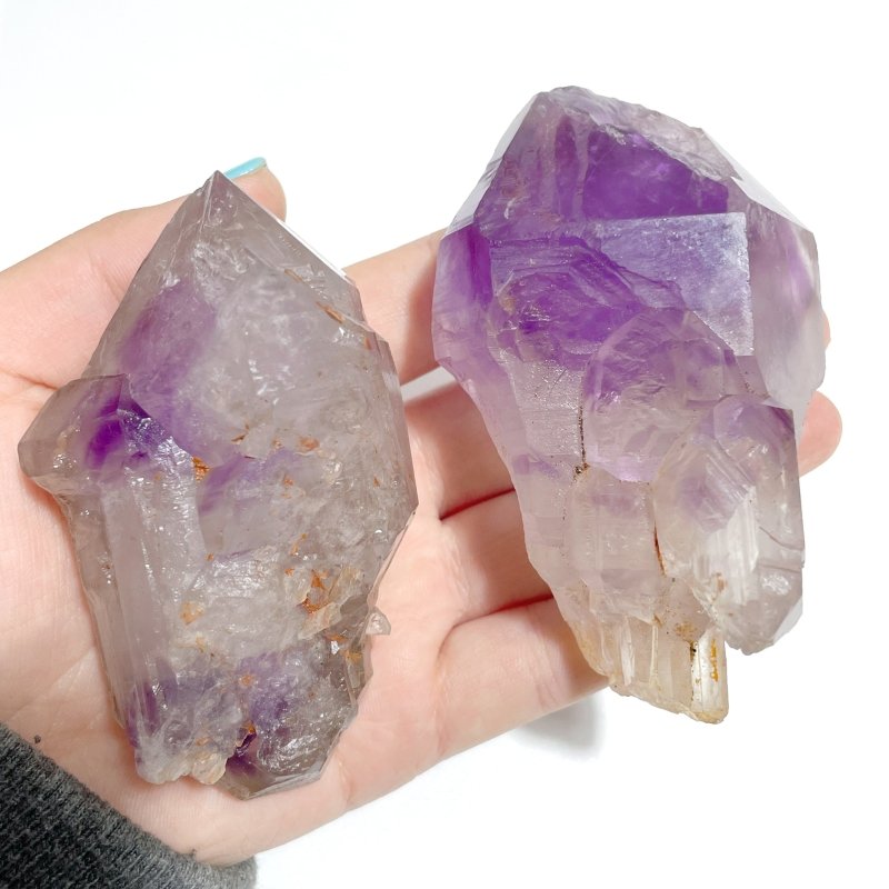 10 Pieces Beautiful Amethyst Specimen Skeletal Crystal - Wholesale Crystals