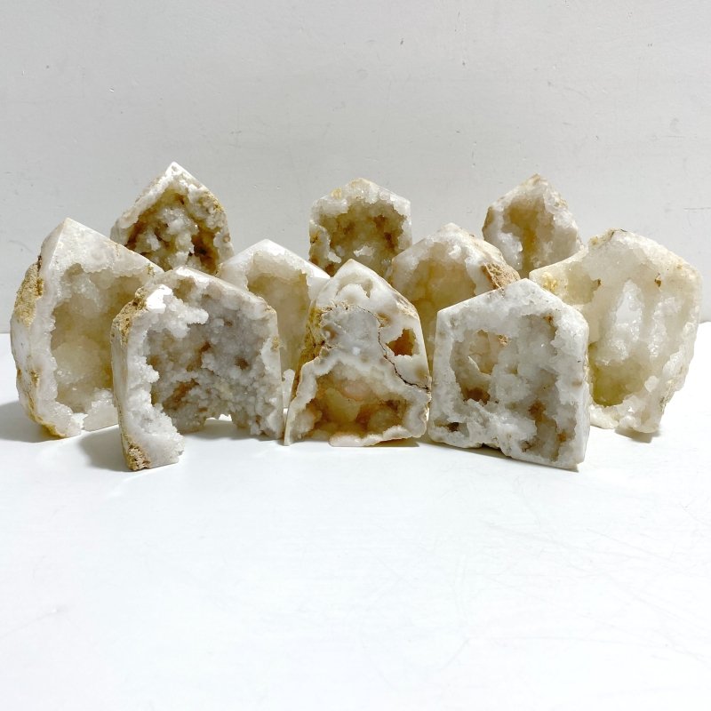 10 Pieces Druzy Geode Agate Points -Wholesale Crystals