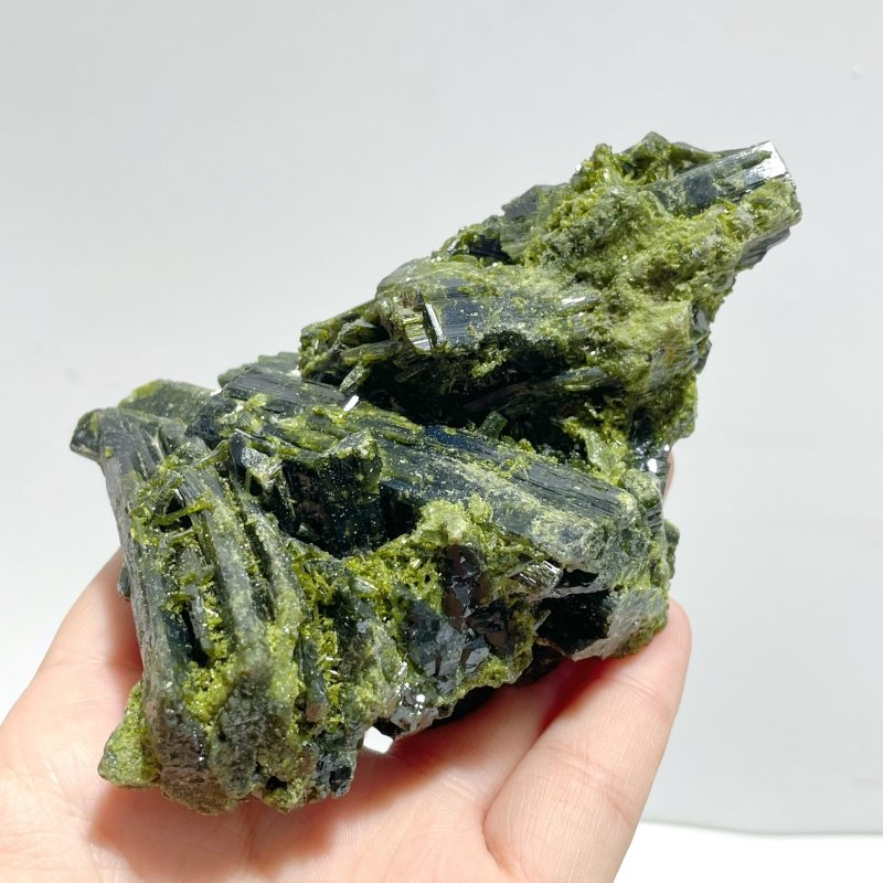 10 Pieces Green Tourmaline Specimen For Collection - Wholesale Crystals