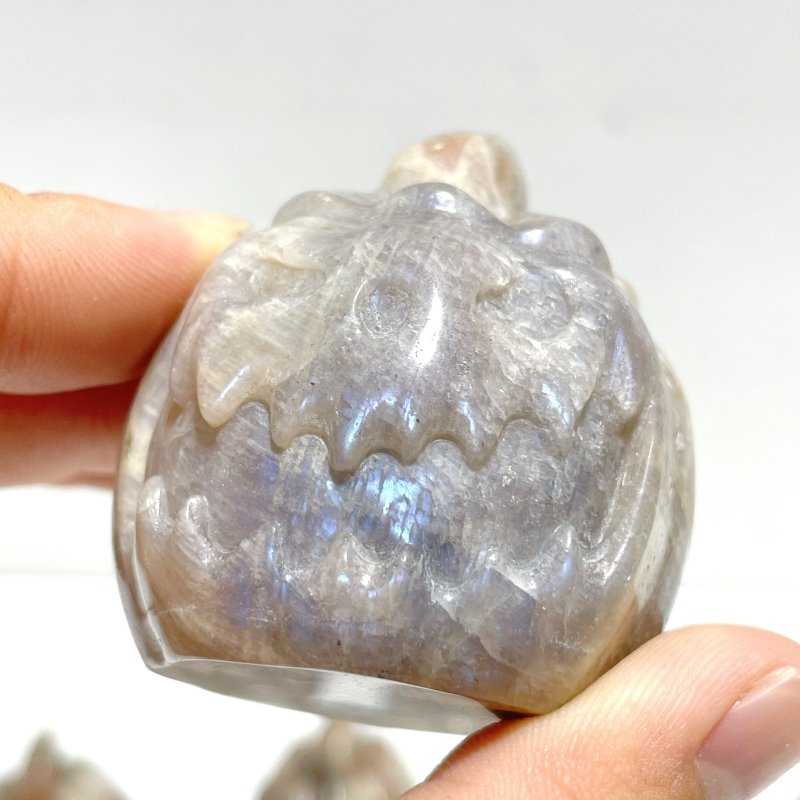 10 Pieces Sunstone Mixed Moonstone Halloween Pumpkin Face - Wholesale Crystals