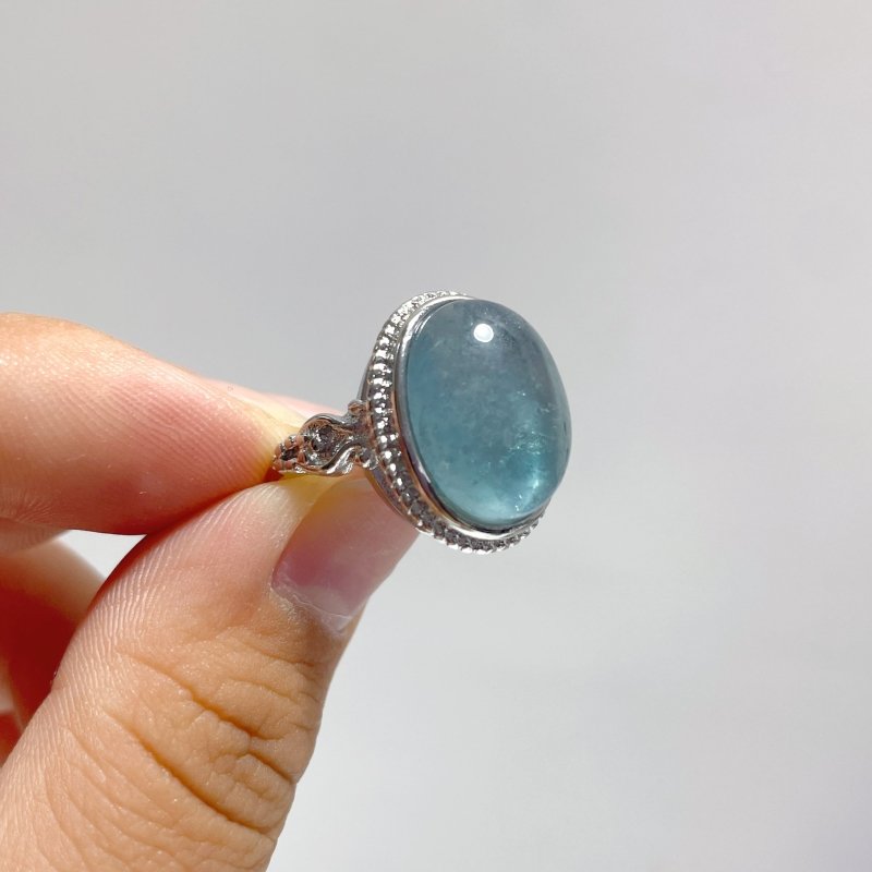 100 Pieces Beautiful Rainbow Fluorite Different Styles Ring Clearance - Wholesale Crystals