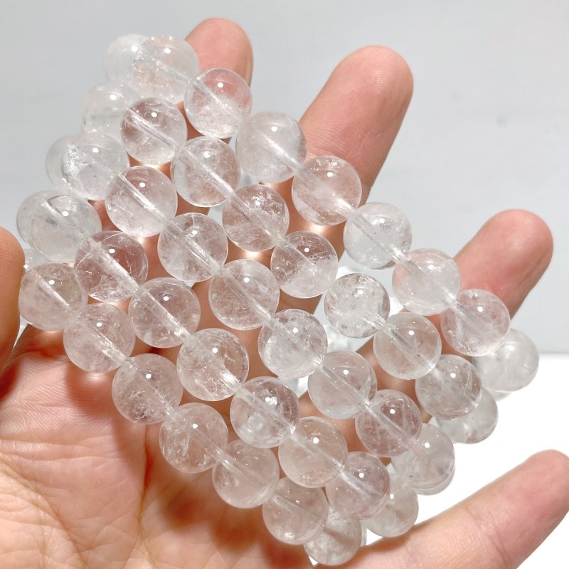 10mm/11mm Clear Quartz Bracelet Wholesale - Wholesale Crystals