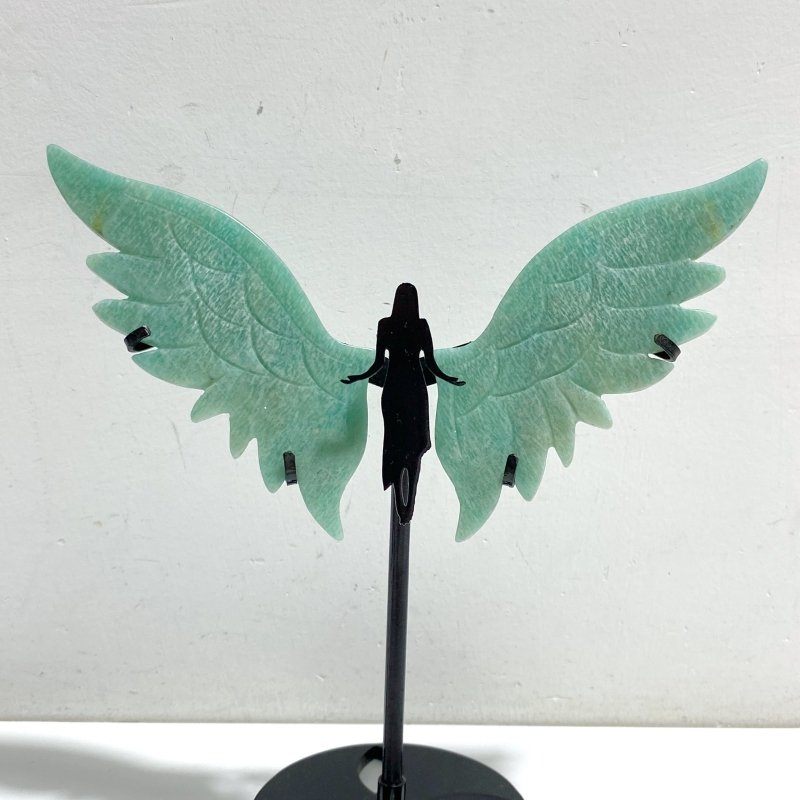 11 Pairs Wings Carving With Stand Closeout (Defect) -Wholesale Crystals