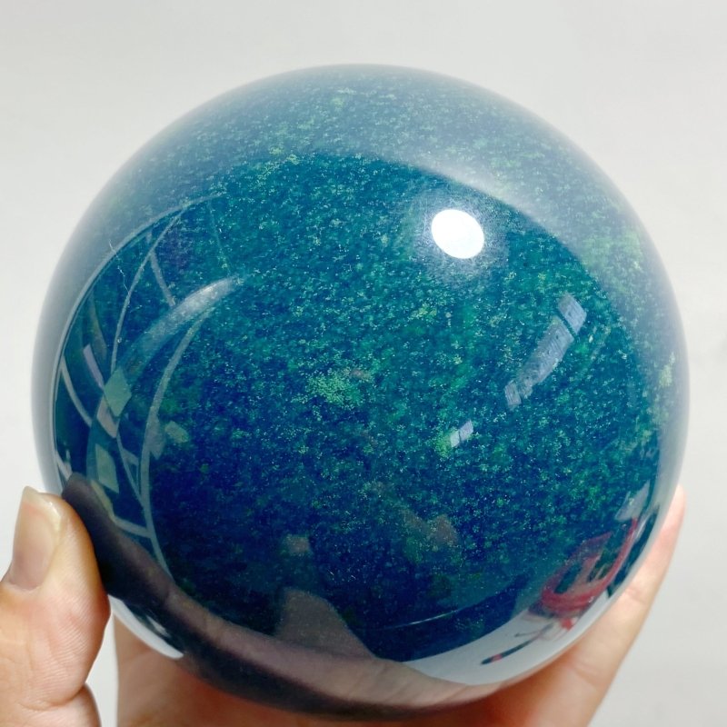 11 Pieces Large Green Smelting Stone Quartz Spheres (Sea Freight Only) -Wholesale Crystals
