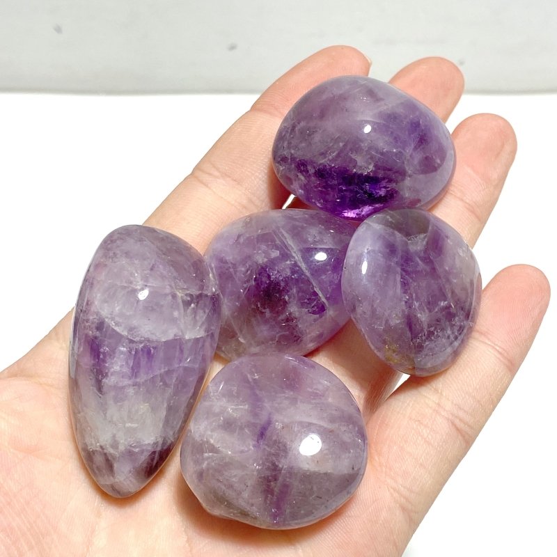 1.2 - 2In Amethyst Tumbled Wholesale - Wholesale Crystals
