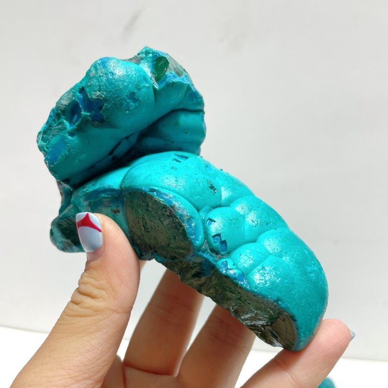 12 Pieces Chrysocolla Mixed Malachite Raw Stone Specimen - Wholesale Crystals