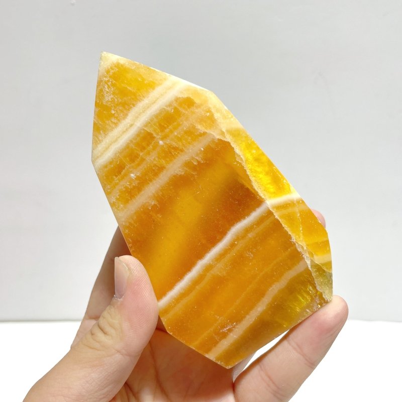 12 Pieces Yellow Calcite Arrow Head Shape - Wholesale Crystals