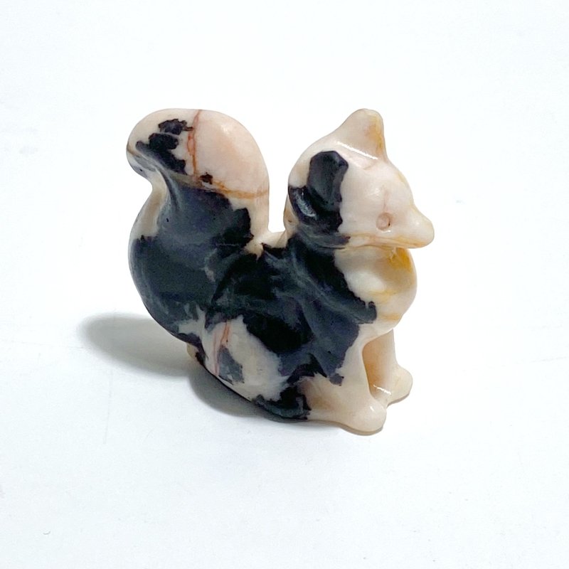 12 Types Fox Carving Wholesale Rose Quartz Labradorite Yellow Calcite - Wholesale Crystals