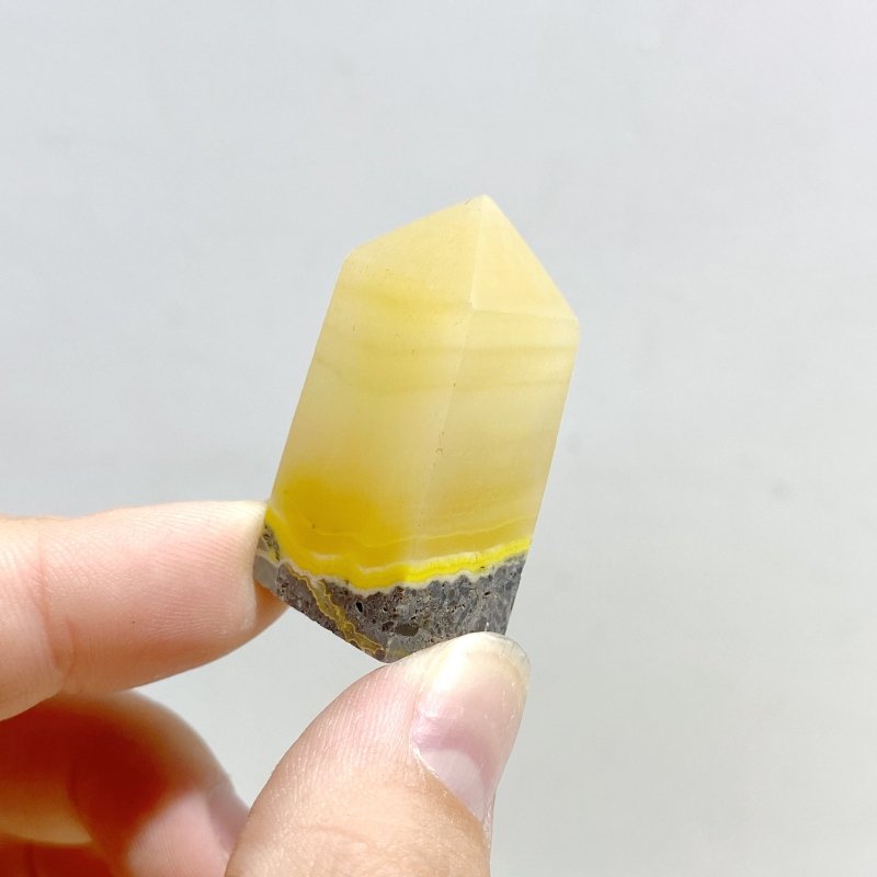 126 Pieces Short Bumble Bee Jasper Four-sided Tower -Wholesale Crystals
