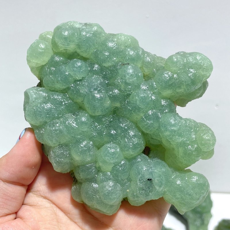 13 Pieces Beautiful Prehnite Mixed Green Tourmaline Raw Stone Specimen - Wholesale Crystals