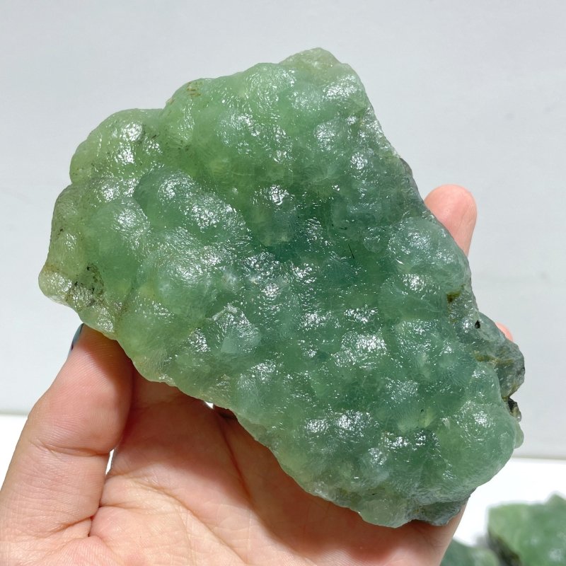 13 Pieces Beautiful Prehnite Mixed Green Tourmaline Raw Stone Specimen - Wholesale Crystals
