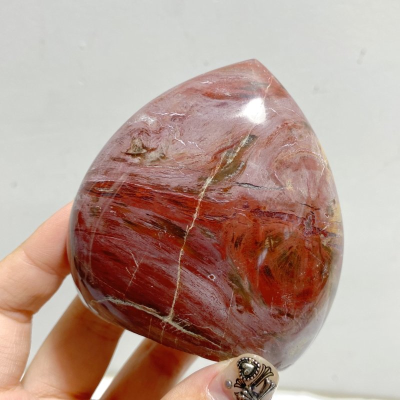 13 Pieces Petrified Wood Stone Arrow Head Shape -Wholesale Crystals