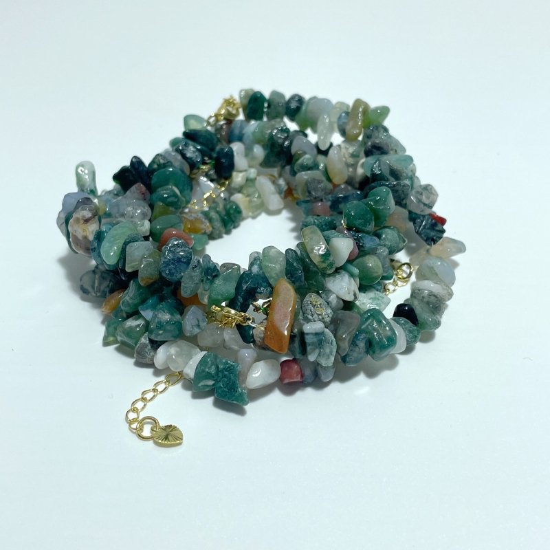 13 Types Chip Bracelets Wholesale Obsidian Rutile Quartz Clear Quartz - Wholesale Crystals