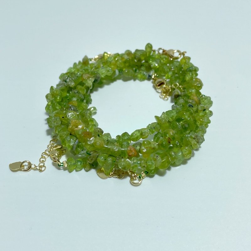 13 Types Chip Bracelets Wholesale Obsidian Rutile Quartz Clear Quartz - Wholesale Crystals