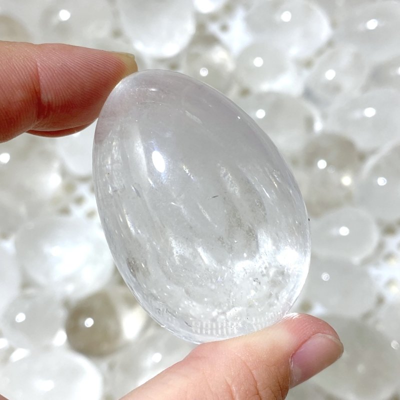 139 Pieces Clear Quartz Eggs (Sea Freight Only) -Wholesale Crystals