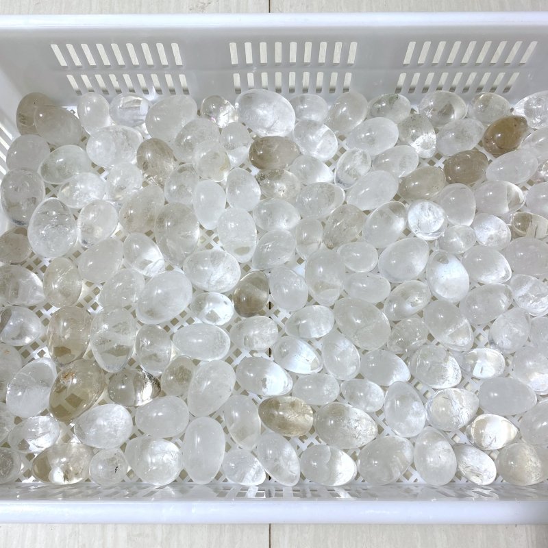 139 Pieces Clear Quartz Eggs (Sea Freight Only) -Wholesale Crystals