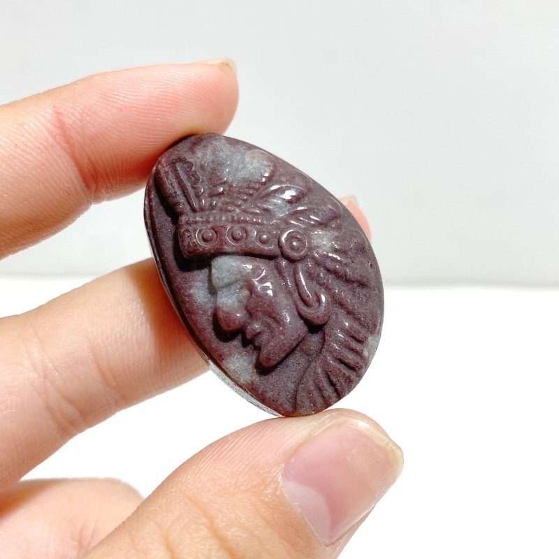 14 Pieces Trolleite Stone Indians Avatar Carving Clearance - Wholesale Crystals