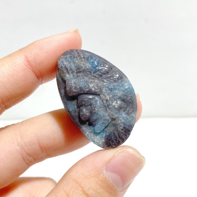 14 Pieces Trolleite Stone Indians Avatar Carving Clearance - Wholesale Crystals