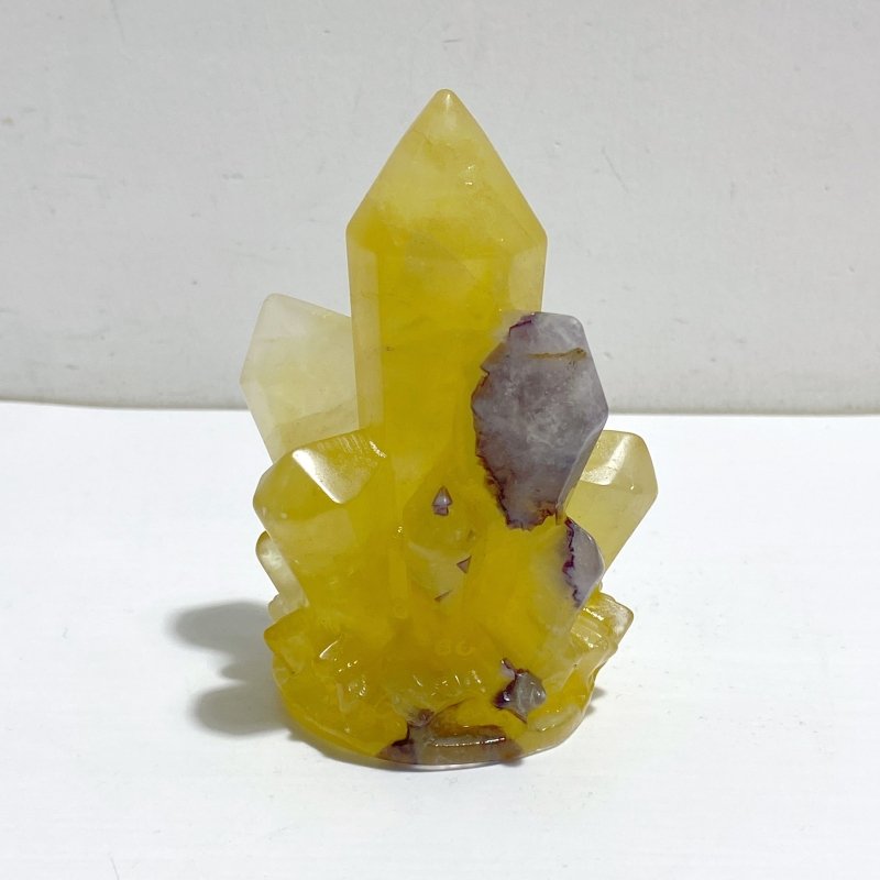 15 Pieces Beautiful Rainbow Fluorite Cluster Carving - Wholesale Crystals