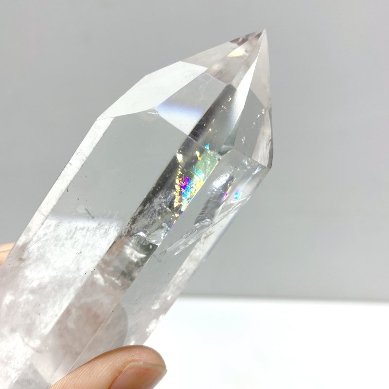 15 Pieces Clear Quartz Double Points - Wholesale Crystals