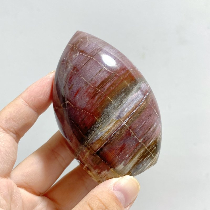 15 Pieces Petrified Wood Stone Arrow Head Shape -Wholesale Crystals