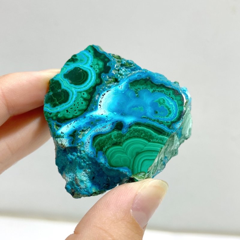 16 Pieces Beautiful Raw Chrysocolla Mixed Malachite Specimen -Wholesale Crystals