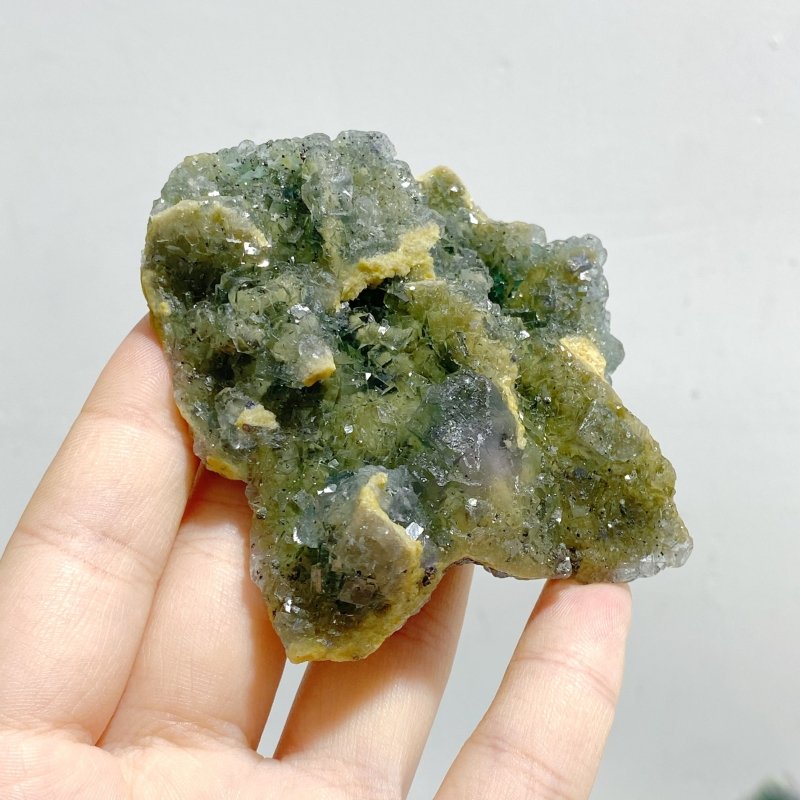 17 Pieces Raw Stone Fluorite Mixed Pyrite Specimen -Wholesale Crystals