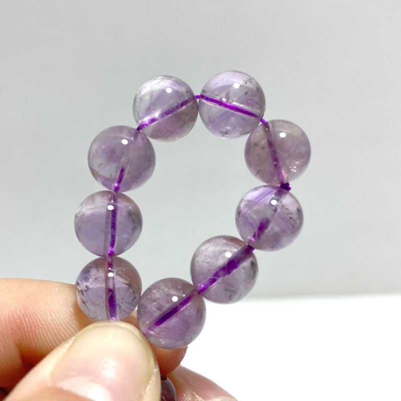 18 Pieces Beautiful Amethyst Bracelets - Wholesale Crystals