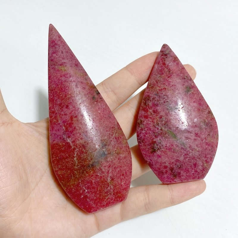 19 Pieces High Quality Rhodonite Arrow Head Shape -Wholesale Crystals