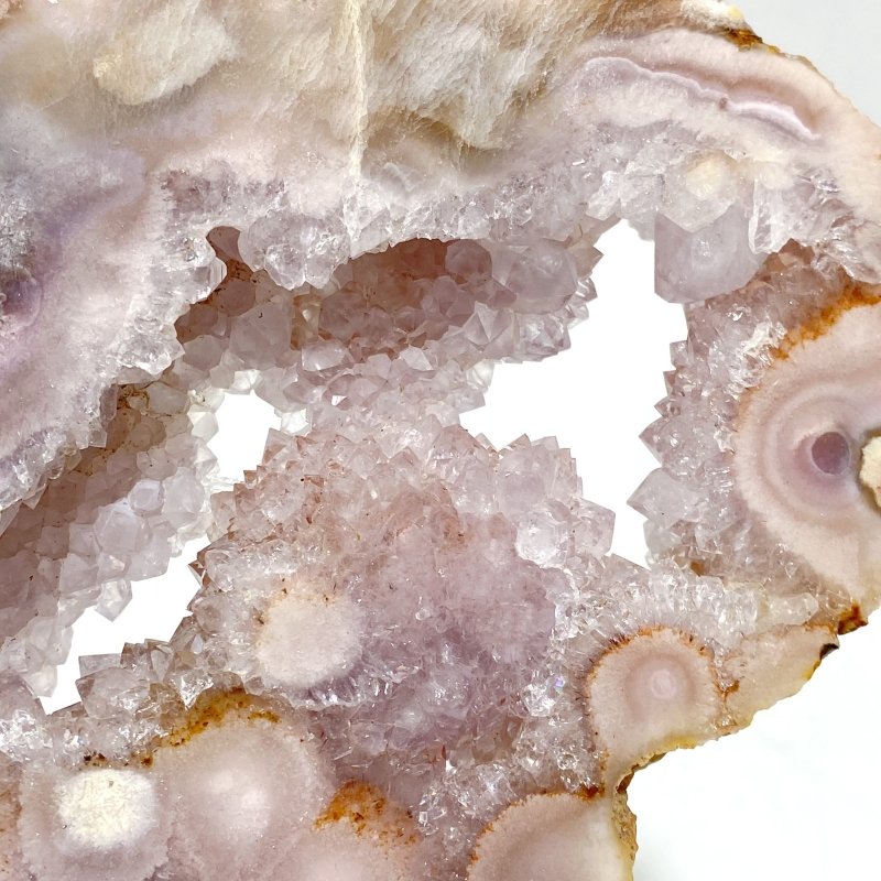 2 Pairs Geode Druzy Sakura Flower Agate Butterfly Wing With Stand - Wholesale Crystals