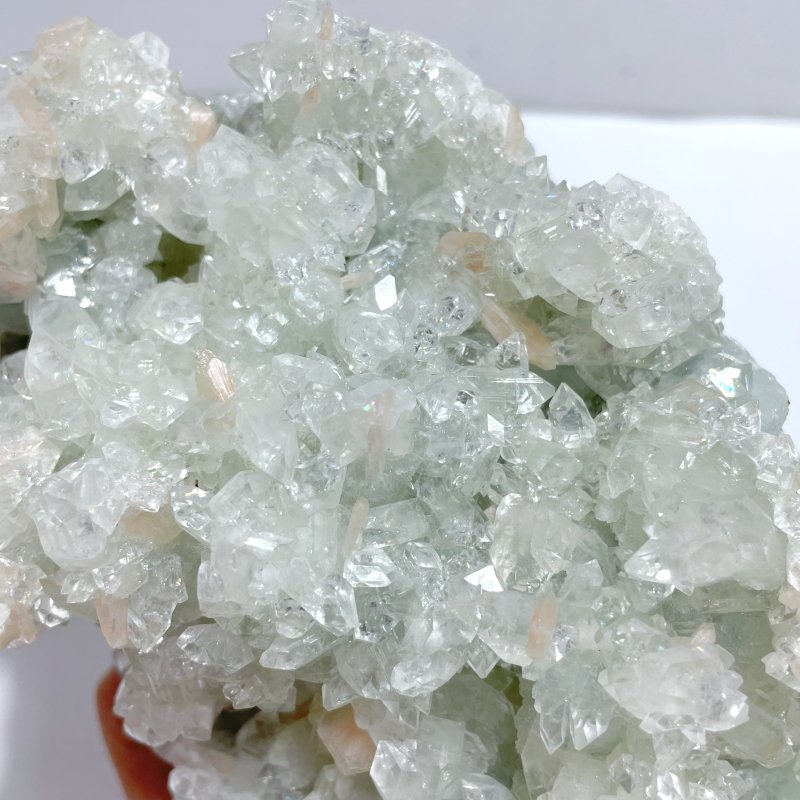 2 Pieces High Quality Large Flash Apophyllite Crystal Specimen For Collection - Wholesale Crystals