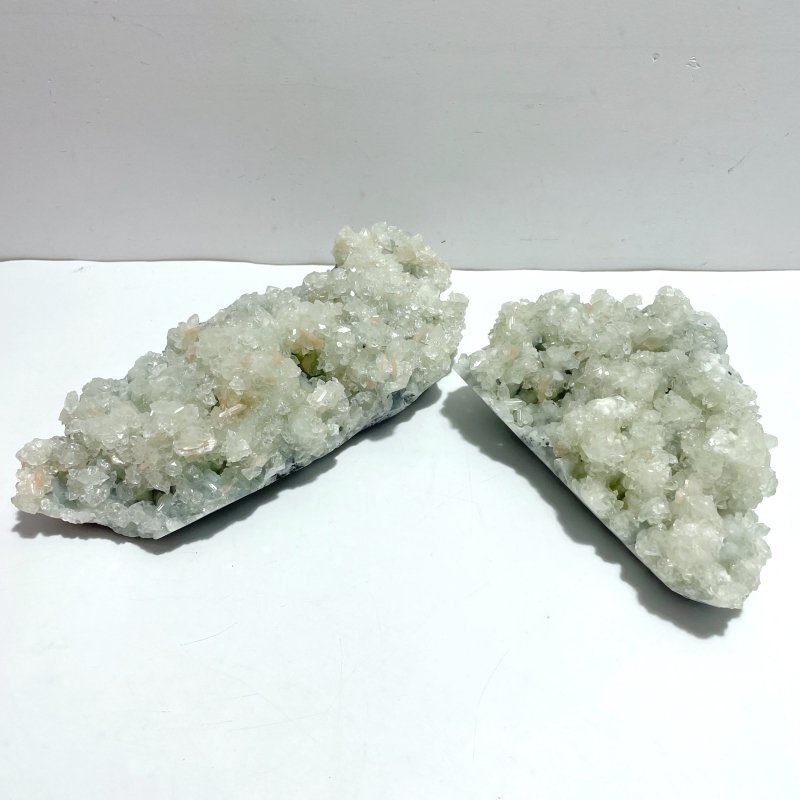 2 Pieces High Quality Large Flash Apophyllite Crystal Specimen For Collection - Wholesale Crystals