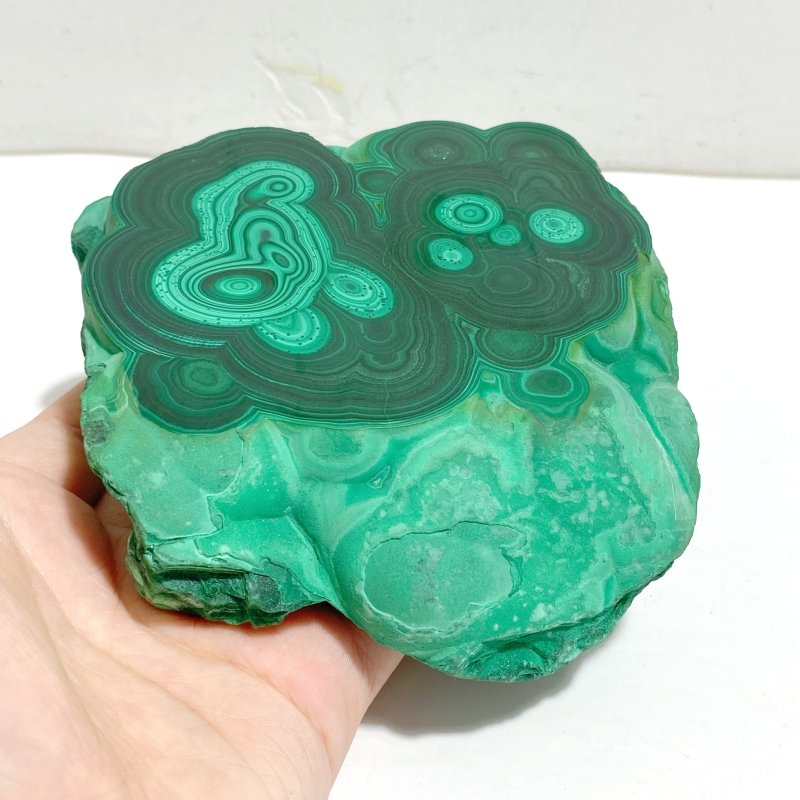 2 Pieces High Quality Malachite Slab - Wholesale Crystals