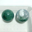 2 Pieces Large Moss Agate Spheres(13 - 14CM) - Wholesale Crystals