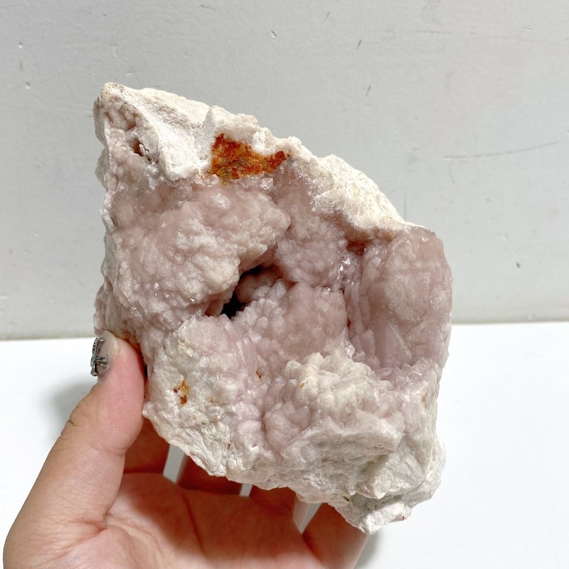 2 Pieces Raw Stilbite Specimen With Stand #6 -Wholesale Crystals
