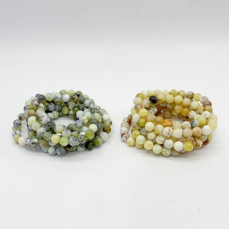 2 Types Bracelet Green Yellow Opal Bracelet Wholesale -Wholesale Crystals