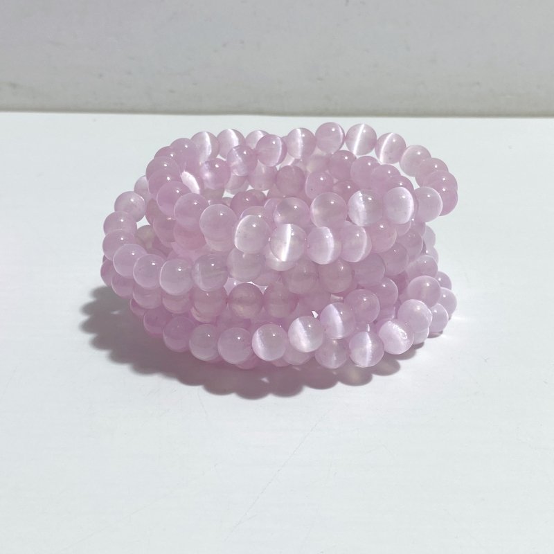 2 Types Purple Aura Selenite Bracelet Wholesale -Wholesale Crystals