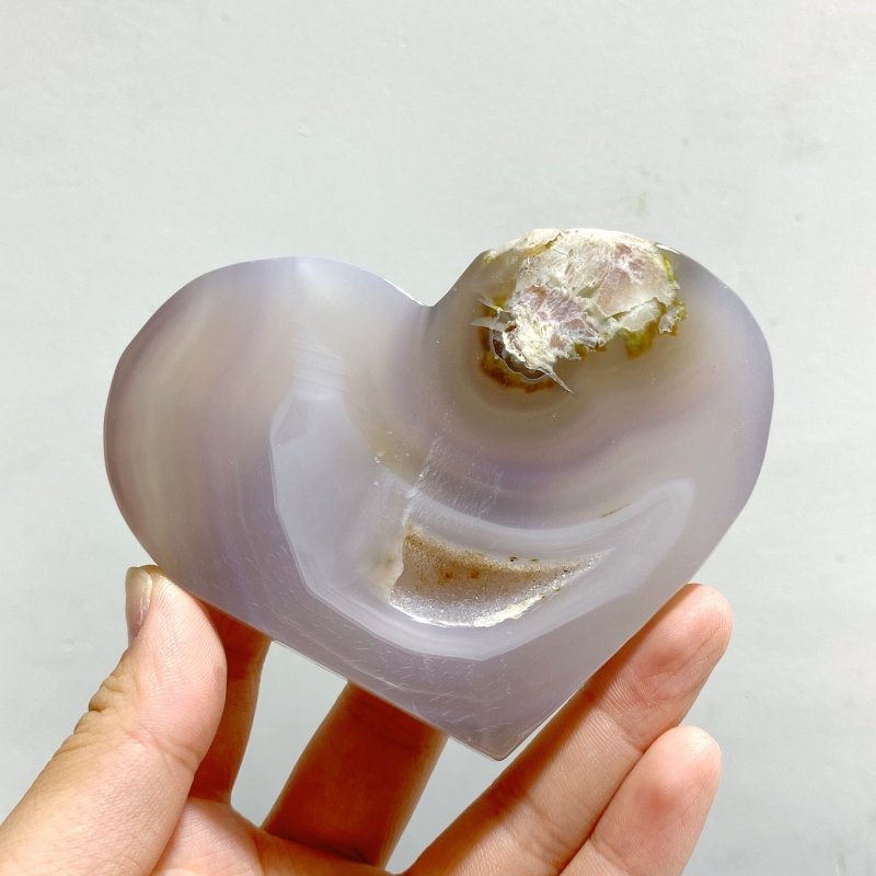 20 Pieces Geode Druzy Agate Heart -Wholesale Crystals