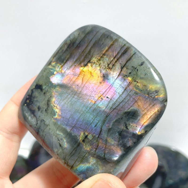 20 Pieces High Quality Polished Purple Blue Labradorite Free Form - Wholesale Crystals