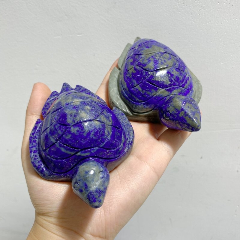 20 Pieces Lapis Lazuli Sea Turtles Carving Closeout -Wholesale Crystals