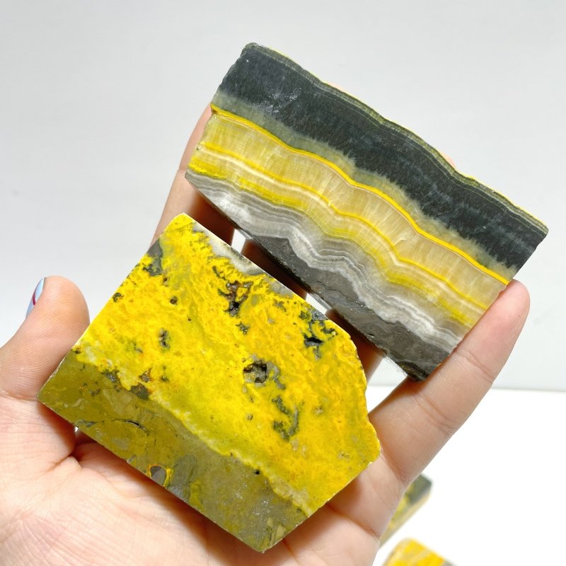 21 Pieces Bumble Bee Jasper Polished Home Decor Stone - Wholesale Crystals