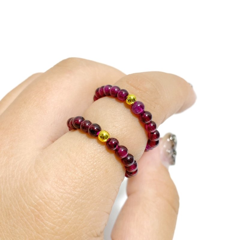 21 Types Crystal Beaded Rings Wholesale Tiger Eye Blue Aventurine -Wholesale Crystals