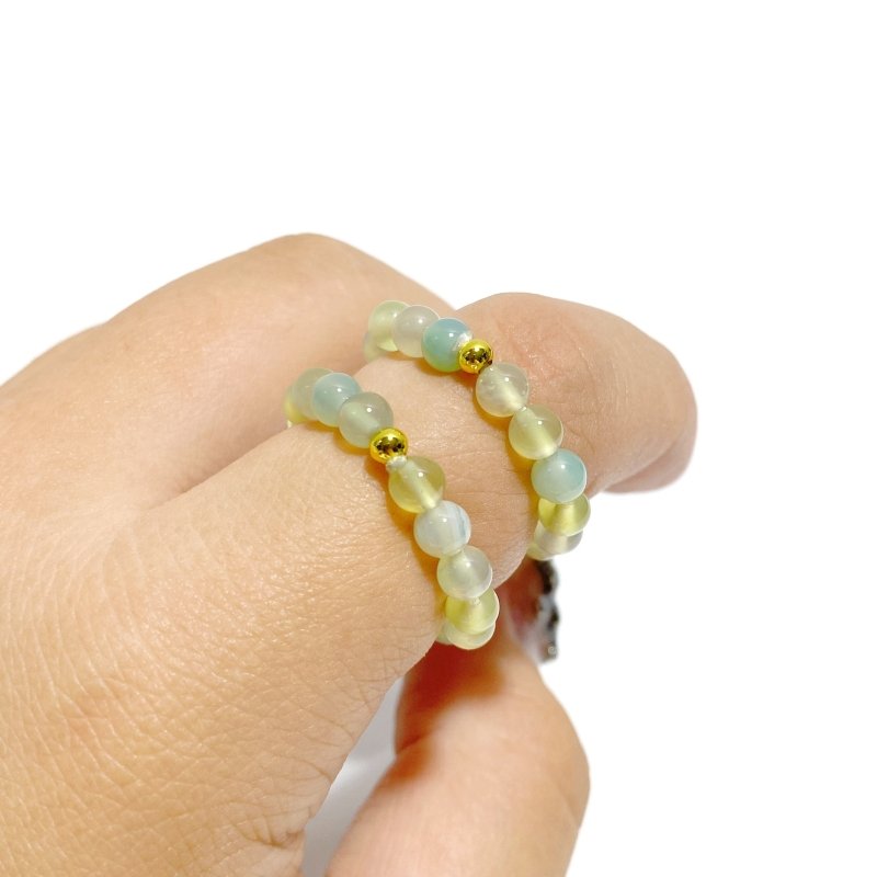21 Types Crystal Beaded Rings Wholesale Tiger Eye Blue Aventurine -Wholesale Crystals