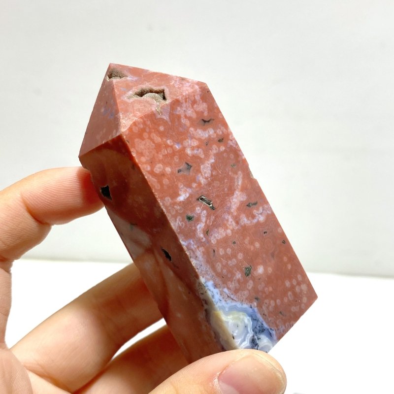 22 Pieces 8th Vein Ocean Jasper Tower - Wholesale Crystals