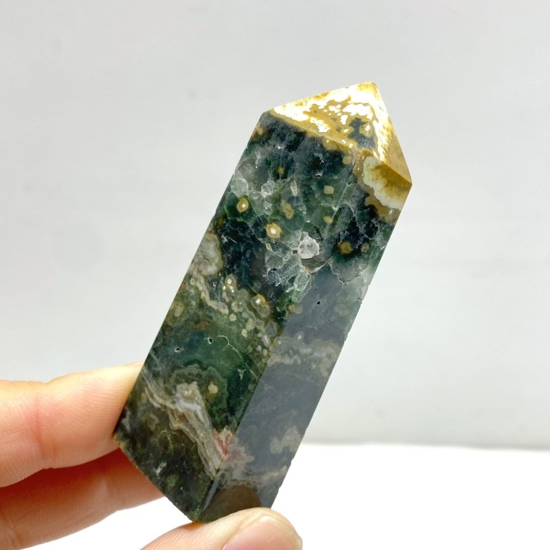 22 Pieces 8th Vein Ocean Jasper Tower - Wholesale Crystals