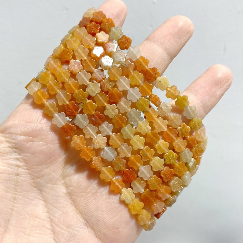 22 Types Flower Shape Bracelets Wholesale Green Aventurine Amazonite Moss Agate -Wholesale Crystals