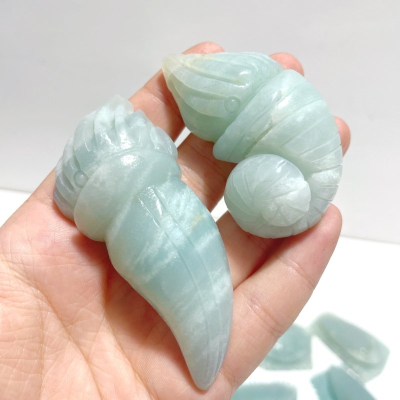 23 Pieces Caribbean Calcite Sea Animals Carving - Wholesale Crystals