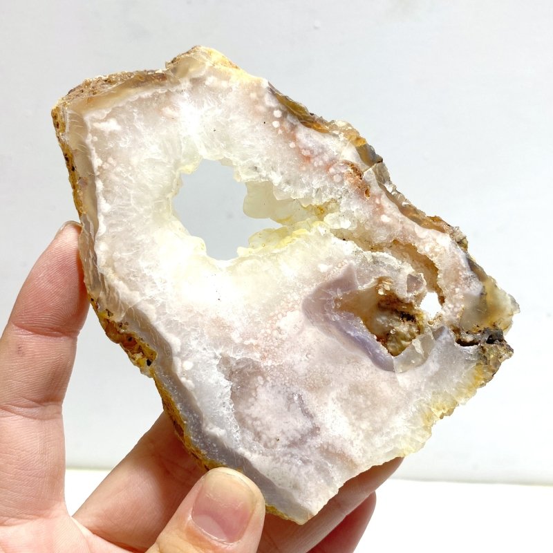 24 Pieces Beautiful Sakura Flower Agate Slab - Wholesale Crystals