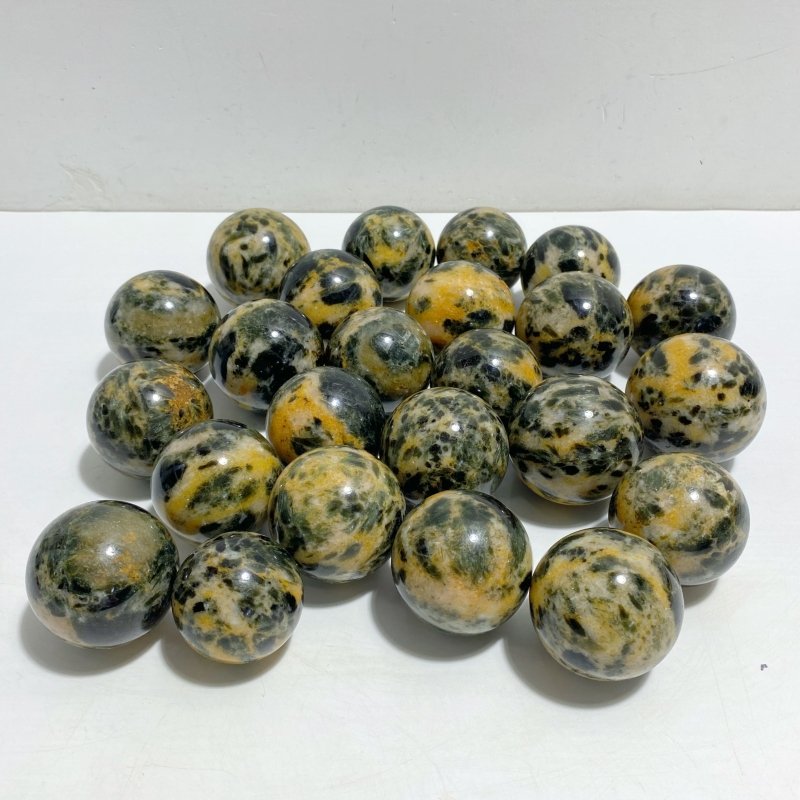 24 Pieces Seraphinite Spheres -Wholesale Crystals